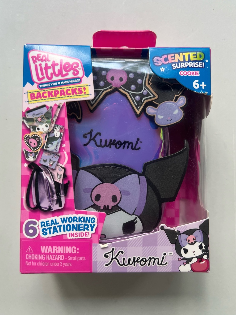 Real Littles Hello Kitty Mini Backpack &ndash; Kuromi Edition 4"